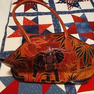 Vintage Elephant Safari Bag